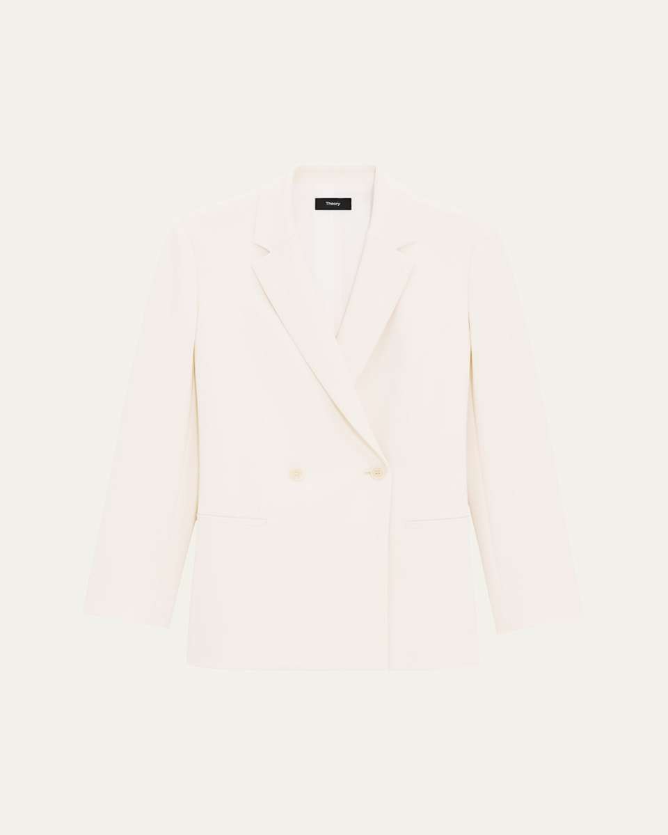Relaxed Double-Breasted Jacket